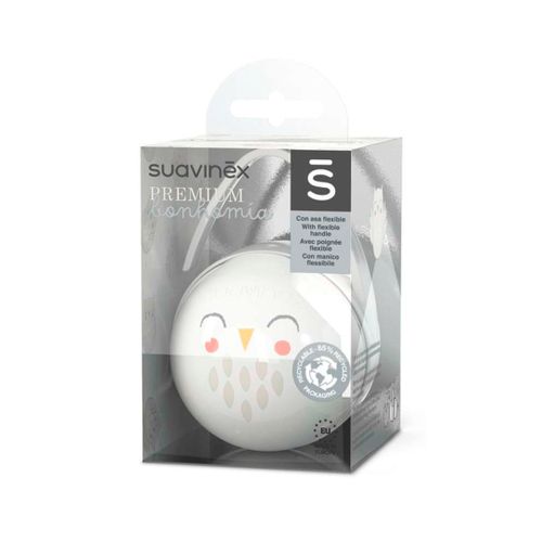 Футляр для пустышек Suavinex Premium Bonhomia Owl 3154684C, Молочный, купить недорого