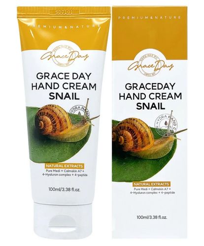 Восстанавливающий крем для рук Grace Day snail hand cream, 100 мл
