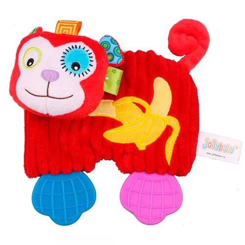 Игрушка Jolly Baby Лапкигрызки Monkey, Красный