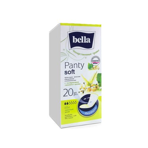 Ежедневные прокладки Bella Panty Soft Tilia TA317,4 капли 20 шт, Липовый