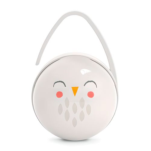 Футляр для пустышек Suavinex Premium Bonhomia Owl 3154684C, Молочный