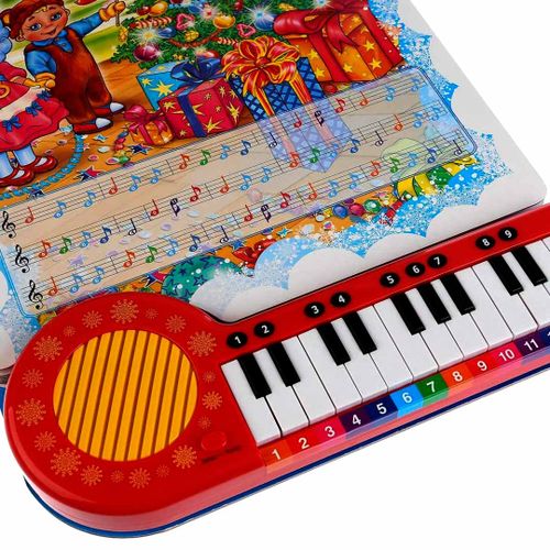Развивающая игрушка пианино 10 новогодних песенок, 29900000 UZS