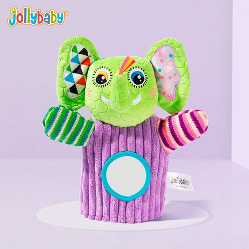 Перчатка марионетка Jolly Baby Hand Puppet-Elephant, Зеленый