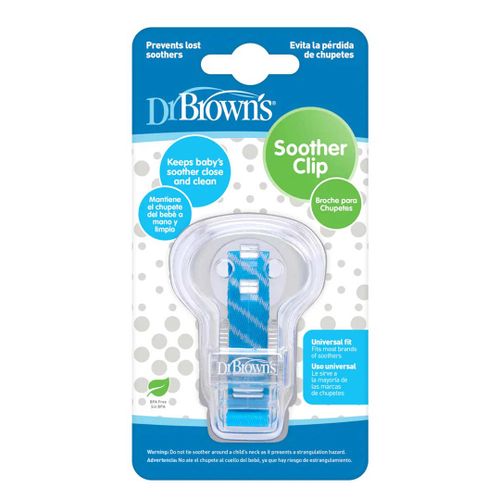 Держатель для пустышки DrBrown's Soother Clip 990-INTL, Синий