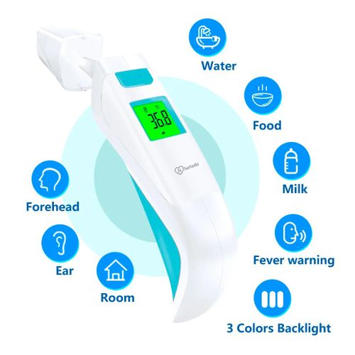 Инфракрасный термометр Hetaida 8в1, Белый