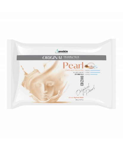 Осветляющая альгинатная маска с жемчужной пудрой Anskin Pearl Modeling Mask, 240 гр