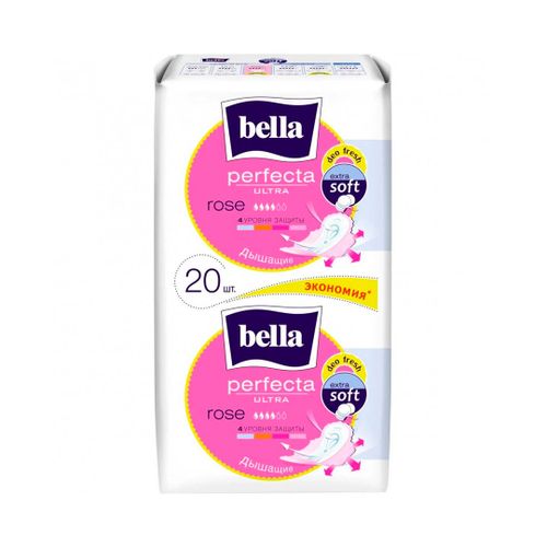 Прокладки Bella Perfecta Ultra Rose Deo Fresh, 4 кап, 20 шт