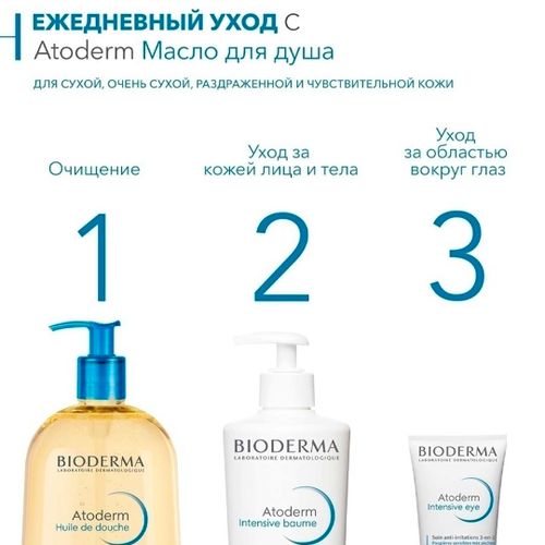 Масло для душа Bioderma Atoderm Huile de douche 0+ мес 28138, 1 л, в Узбекистане