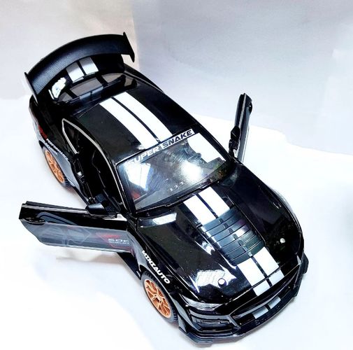 Машинка игрушка Ford Mustang Shelby gt500, Черный, купить недорого