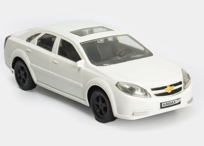 Машинка игрушка Chevrolet Gentra, Белый