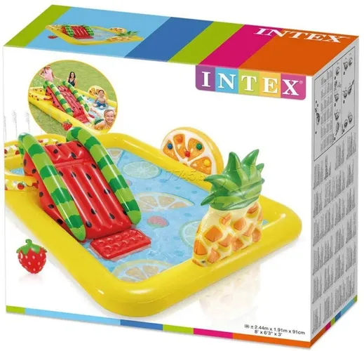 Игровой Центр Intex "Фруктовые Игры", 244х191х91 см, Разноцветный, купить недорого