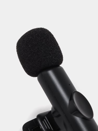 Микрофон беспроводной петличный для Android и iPhone S-17, Черный, купить недорого