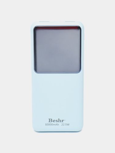 Portativ akkumulyator Beshr Power Bank 10000 Mah, moviy