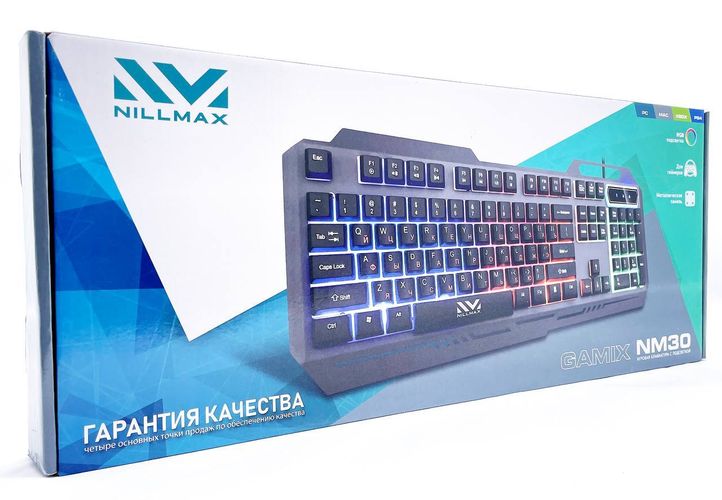 Проводная клавиатура Nillmax NM30, Черный