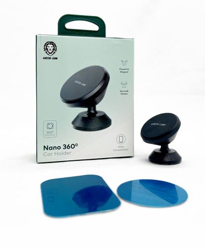 Автомобильный держатель для телефона Green Lion NANO 360, Черный