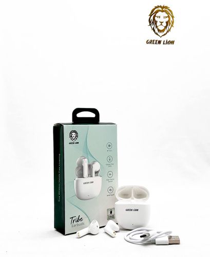 Беспроводные наушники Earbuds Trible Green Lion, Белый