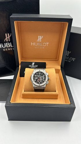 Erkaklar soati Hublot 202, Qora