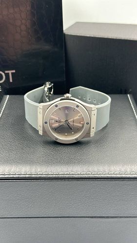 Erkaklar soati Hublot 206, kumushrang