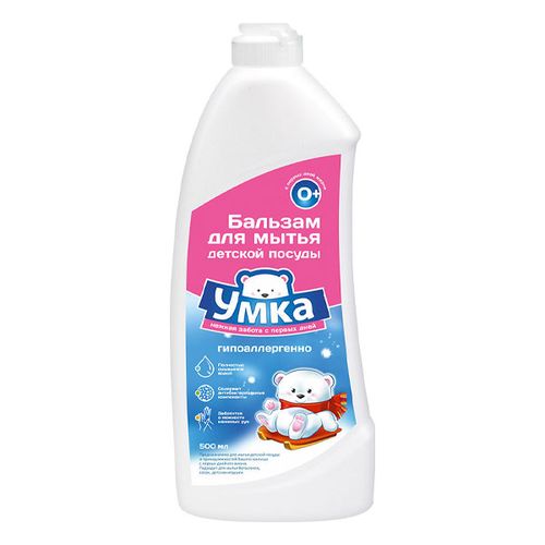 Bolalar idishlarini yuvish uchun "Umka" vositasi, 500 ml