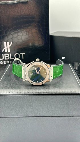 Erkaklar soati Hublot 220, Yashil