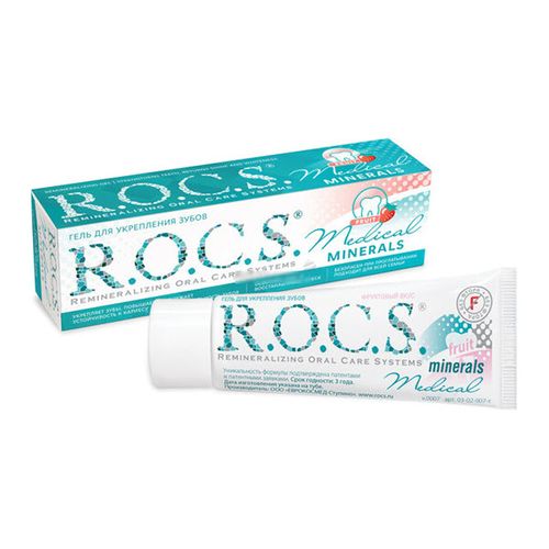 Гель для укрепления зубов R.O.C.S Medical Minerals Fruit, 45 г