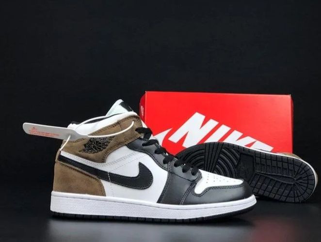 Мужские кроссовки Nike A00701, Черный-коричневый, купить недорого