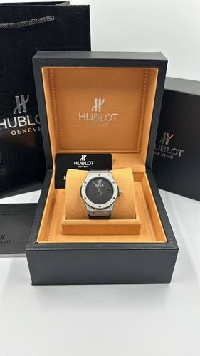 Erkaklar soatlari Hublot 219, Qora, фото