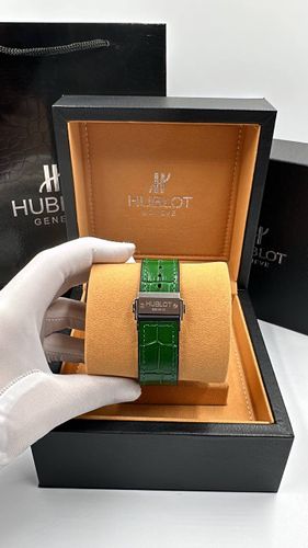 Мужские часы Hublot 218, Зеленый, купить недорого