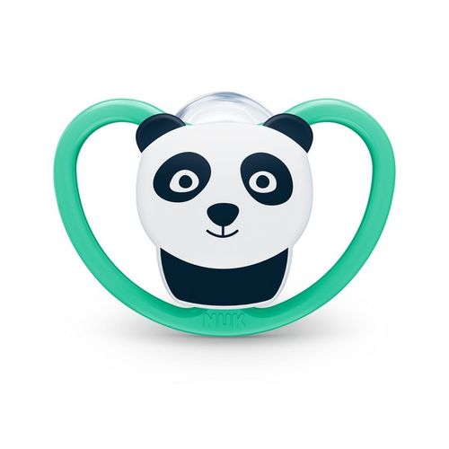 Пустышка NUK Space panda, Зеленый