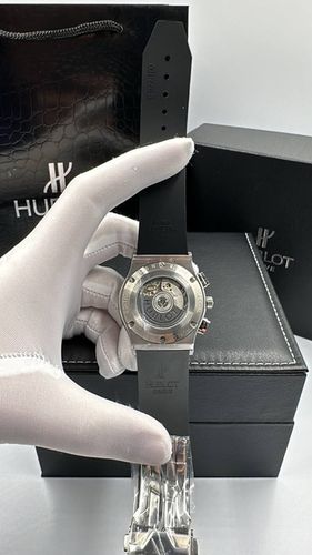 Мужские часы Hublot 204, Черный, купить недорого