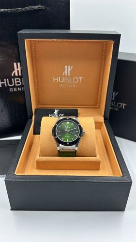 Мужские часы Hublot 218, Зеленый, 225000000 UZS