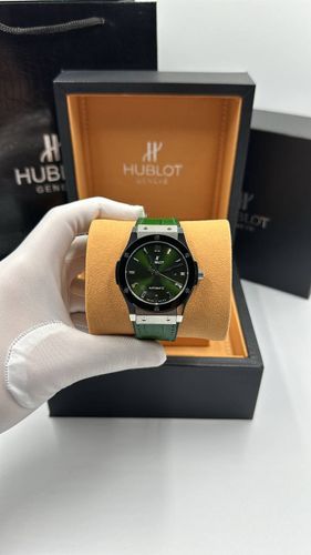 Мужские часы Hublot 218, Зеленый, в Узбекистане