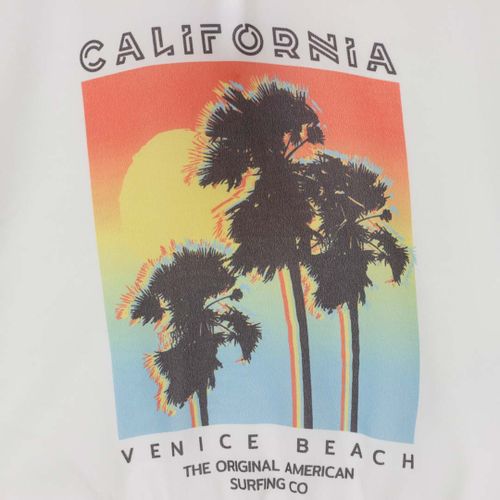 Детская футболка Escabel California Venice Beach, Белый, купить недорого