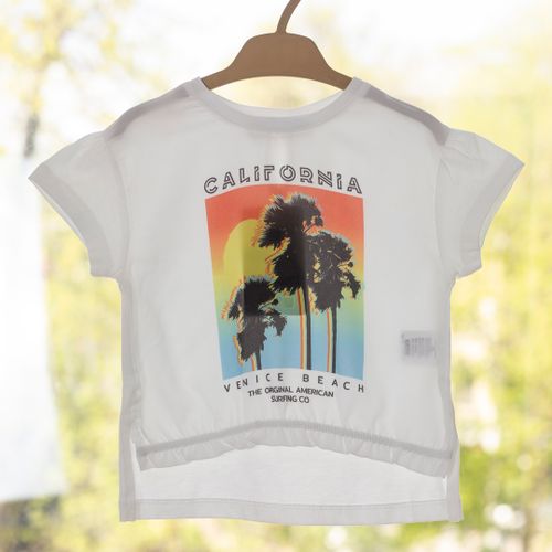 Детская футболка Escabel California Venice Beach, Белый