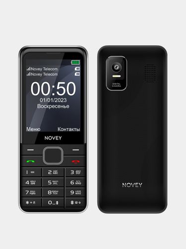 Mobil telefon Novey P50, qora