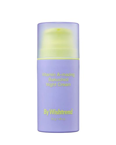 Крем для лица с ретинолом от морщин By Wishtrend Vitamin A-mazing Bakuchiol Night Cream, 30 мл