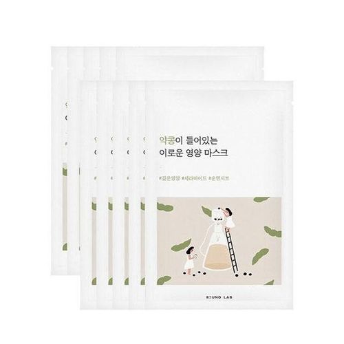 Питательная маска разглаживающая морщины Round Lab Soybean Nourishing Mask Sheet, 25 мл