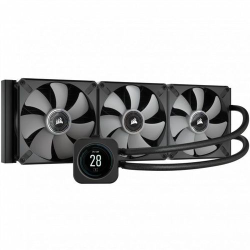 Система водяного охлаждения Liquid cooling Corsair iCUE H170i Elite LCD Black, купить недорого