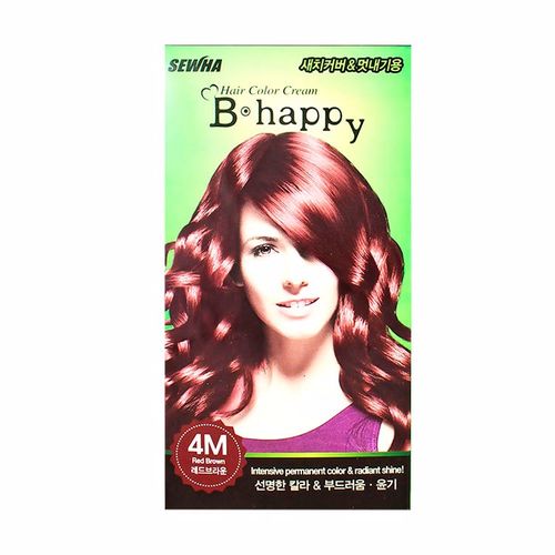 Краска для волос Sewna B Happy Hair Color Cream, №-4M