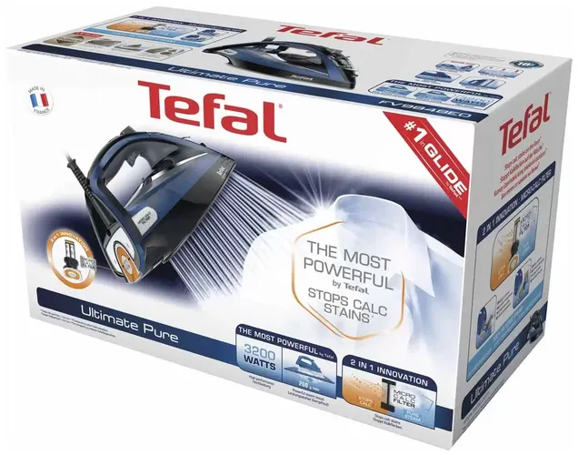 Утюг Tefal FV9848, Черно-синий, фото № 10