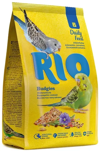 Корм для волнистых попу гайчиков Rio основной рацион, 1 кг
