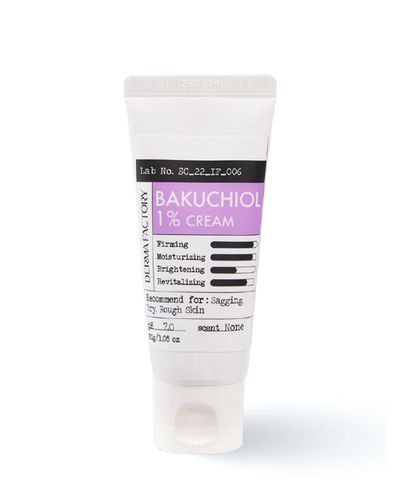 Muammoli teri uchun yuz kremi Derma Factory Bakuchiol 1% cream, 30 ml