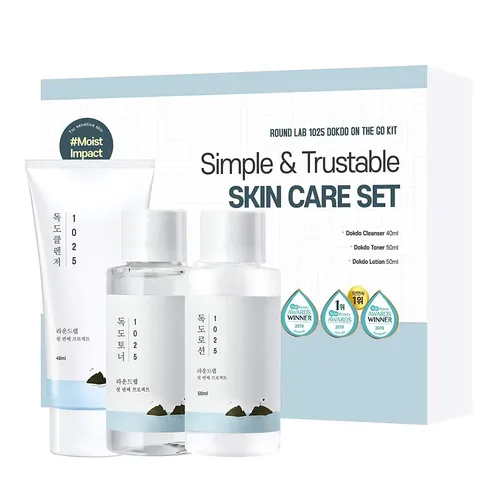 Terini parvarish qilish to'plami ROUND LAB Roundlab 1025 Dokdo ON THE GO KIT, 3 dona