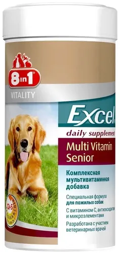 Добавка в корм 8in1 Excel Multi Vitamin Senior, 70 таблеток