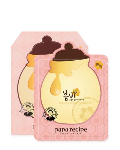 Маска Papa Recipe bombee rose gold honey mask pack