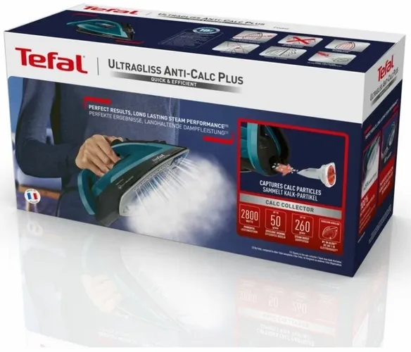 Утюг Tefal Ultragliss Plus FV6832, Голубой, sotib olish