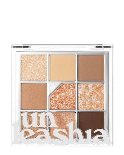 Палетка теней Unleashia glitterpedia eye palette, №-2 All of Brown