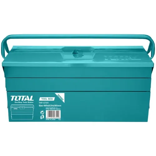 Ящик для инструментов Total THT10702, Голубой, купить недорого