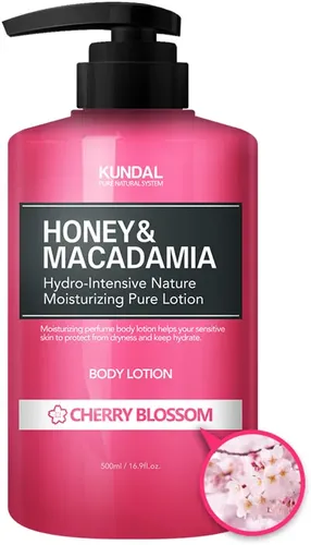 Лосьон для тела Kundal Honey & Makadamia Pure Body Lotion Cherry Blossom, 500 мл, купить недорого