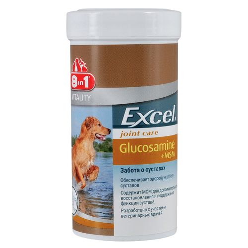 Добавка в корм 8in1 Excel Glucosamine MSM, 55 таблеток